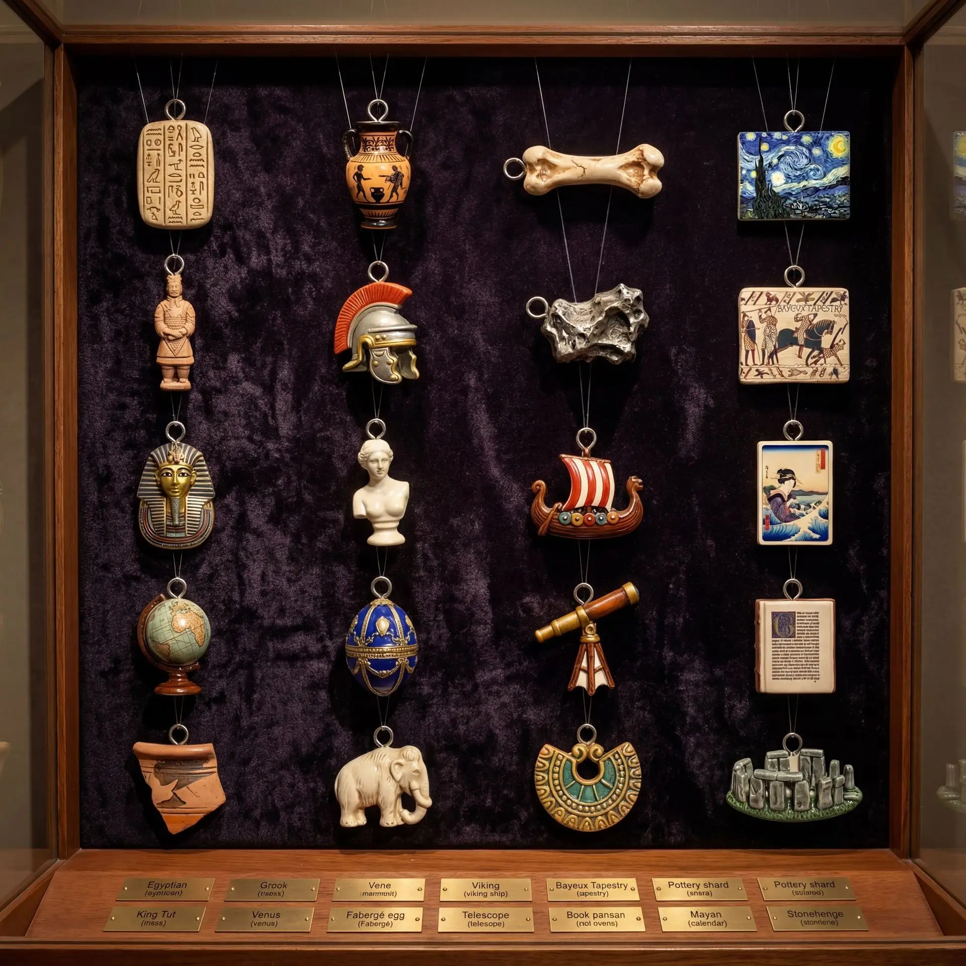Jewelry Making History - Mini figurines antiques sur le thème