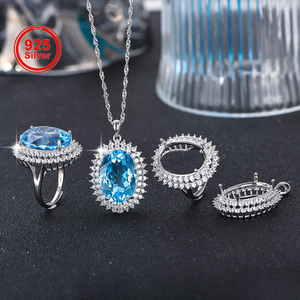 Jewelry Making Gemstones - Pendentif de bague en argent Sterling