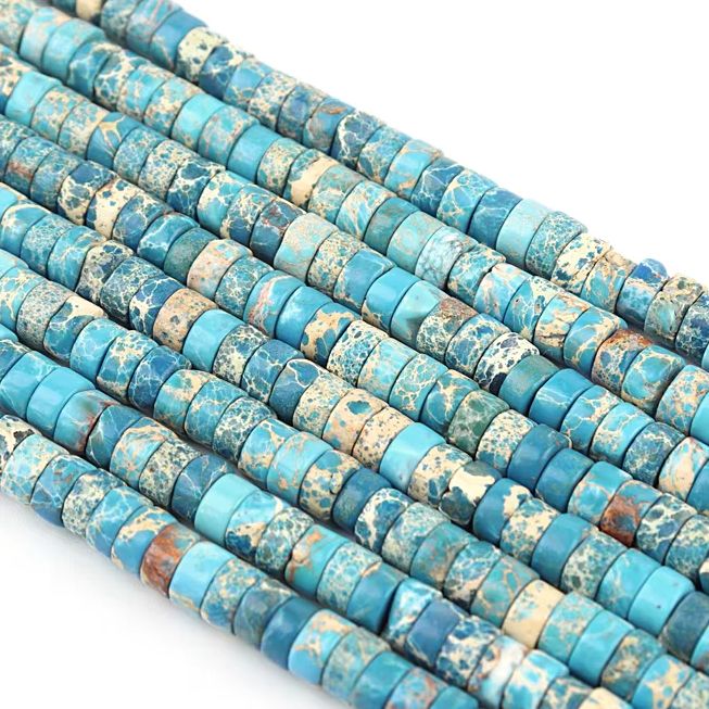 Jewelry Making Gemstones - Perles de Turquoise Naturelle en Pierre