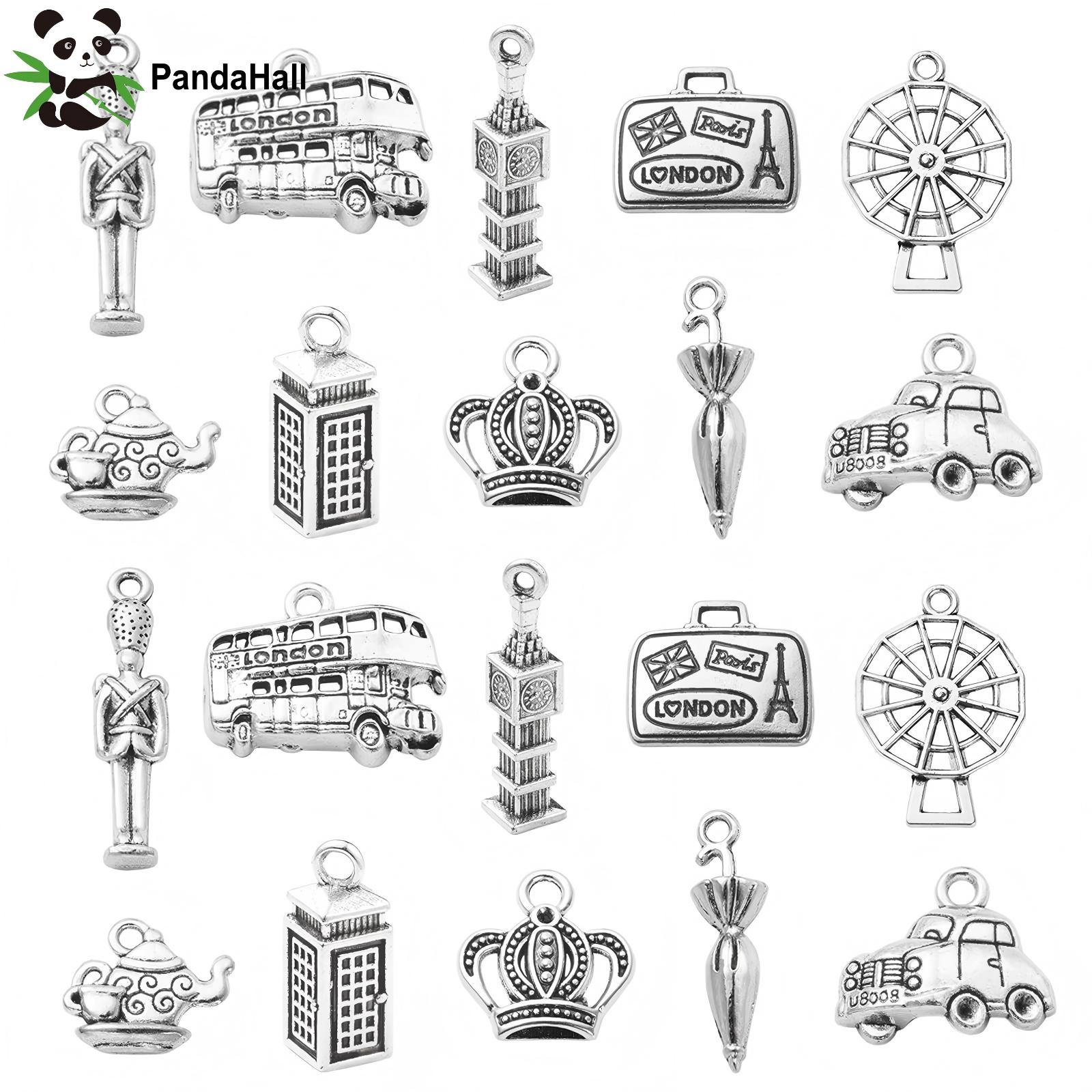 Jewelry Making London - PandaHall 100 pièces, 10 styles, breloques