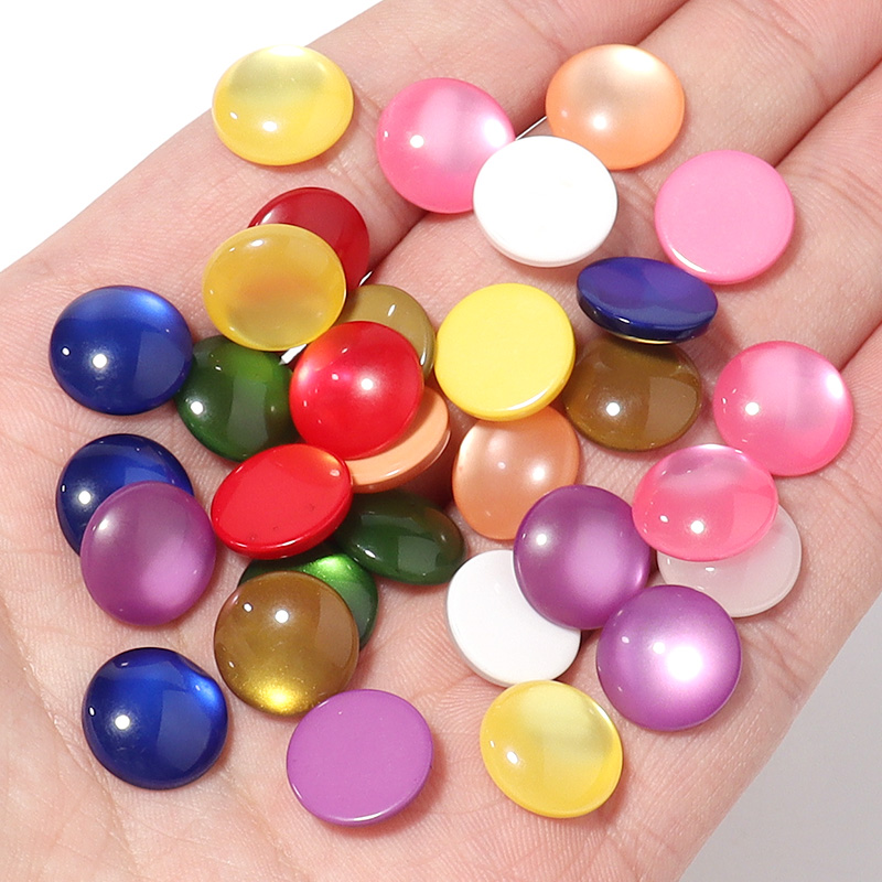 50 cabochons en résine de coul - Jewelry Making Gemstones avis et prix