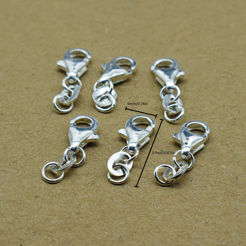 Maillons de bracelet en acier/ - Lobster Clasp Silver avis et prix