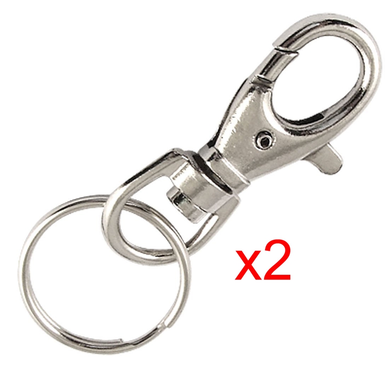 Porte-clés à fermoir à ressort - Lobster Clasp Silver avis et prix