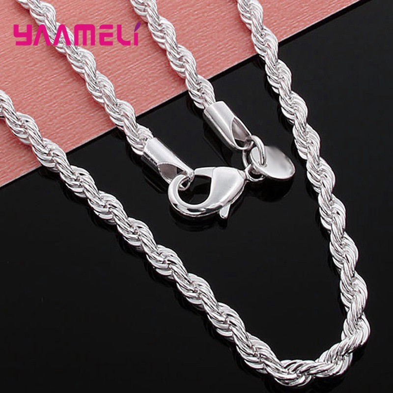 Collier en argent regardé 925  - Lobster Clasp Silver avis et prix