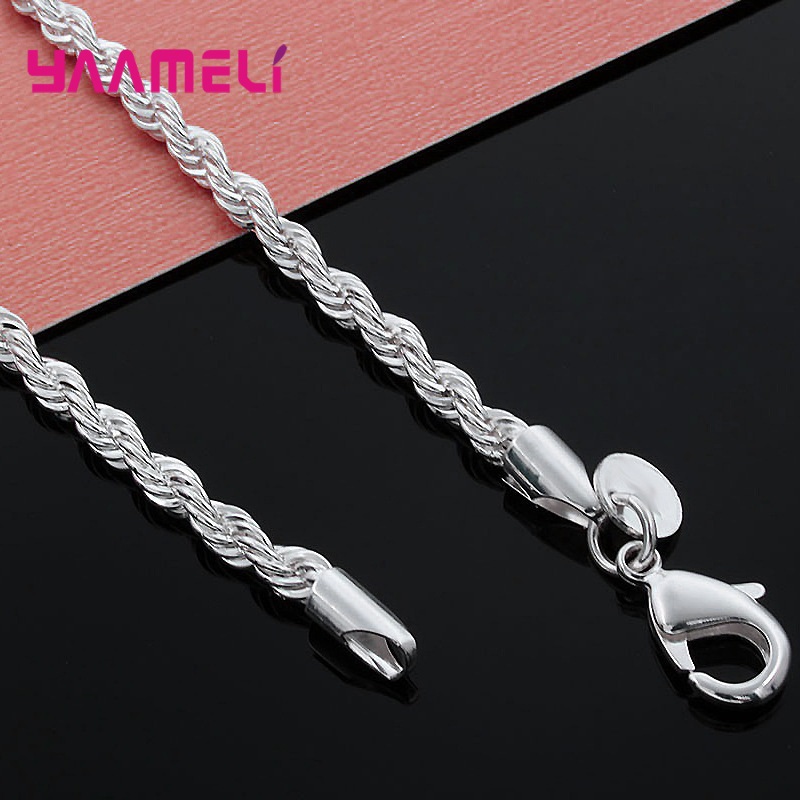 Collier en argent regardé 925  - Lobster Clasp Silver avis et prix