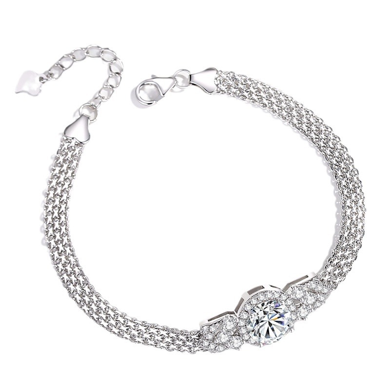 Nouveau 2 Carat D couleur VVS1 - Lobster Clasp Silver avis et prix