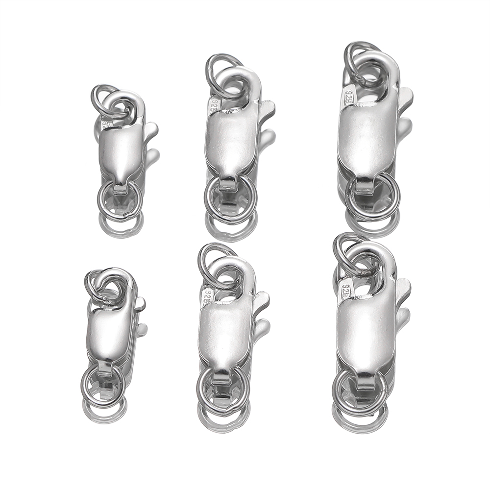 Lot de 2 fermoirs mousquetons  - Lobster Clasp Silver avis et prix