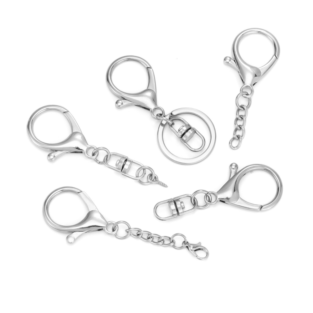 Lot de 10 fermoirs mousquetons - Lobster Clasp Silver avis et prix
