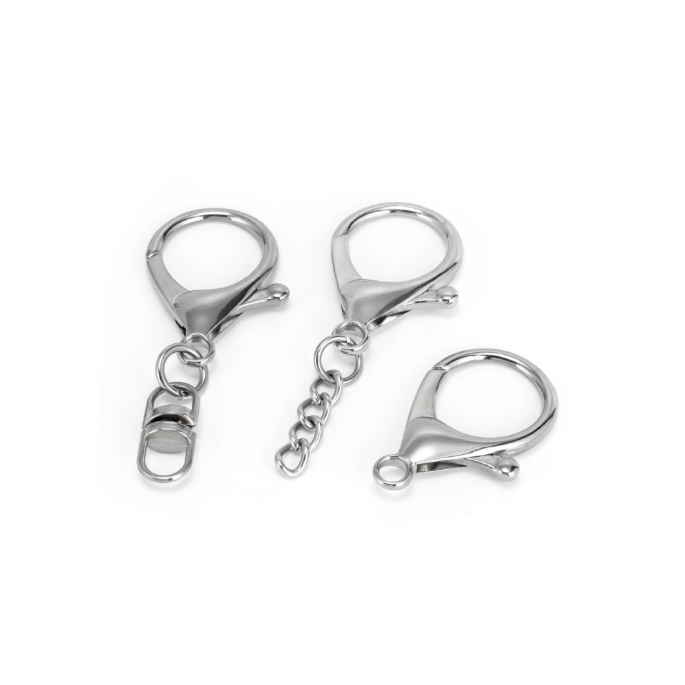 Lot de 10 fermoirs mousquetons - Lobster Clasp Silver avis et prix